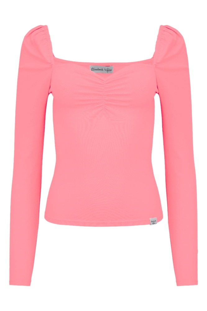 ARIA z długimi rękawami Geranium Pink przód.jpg