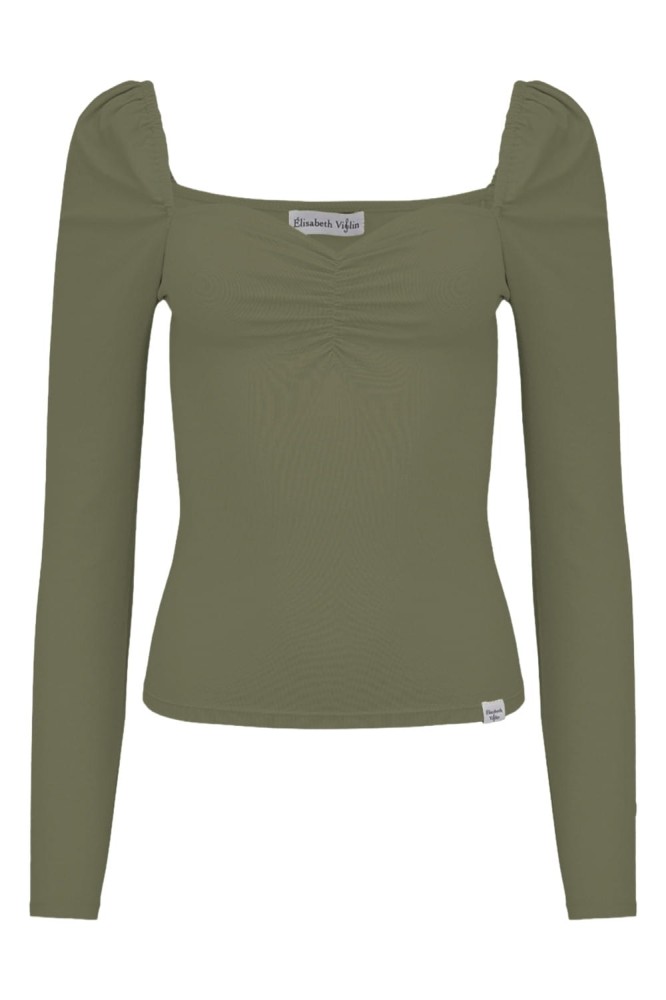 ARIA z długimi rękawami Dusty Olive przód.jpg