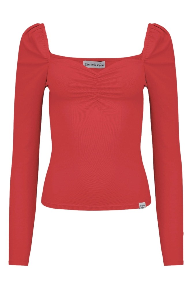 ARIA z długimi rękawami Ribbon Red przód.jpg