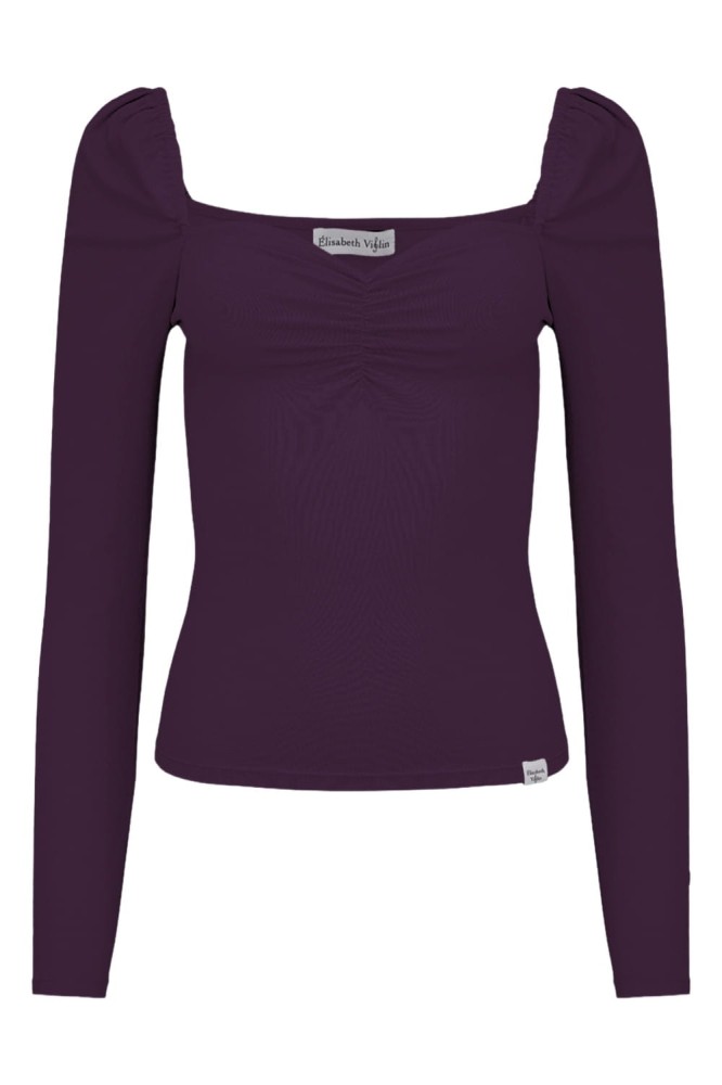 ARIA z długimi rękawami Plum Purple przód.jpg