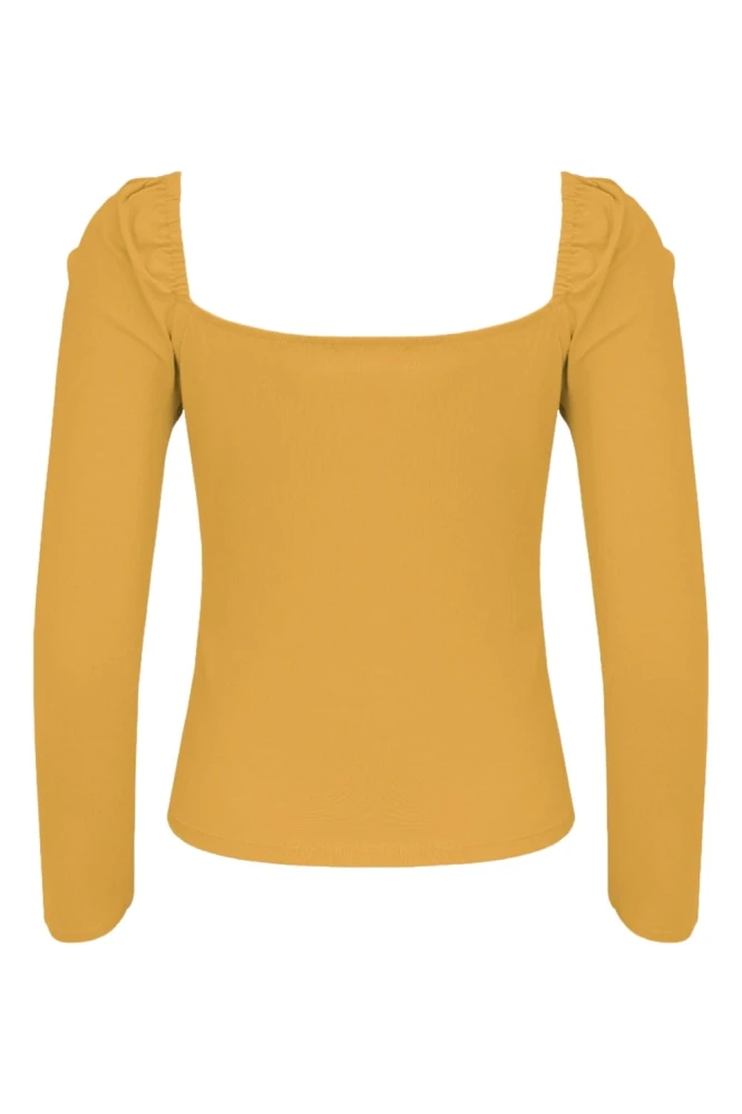 ARIA z rękawami 3:4 Bright Gold tył.jpg