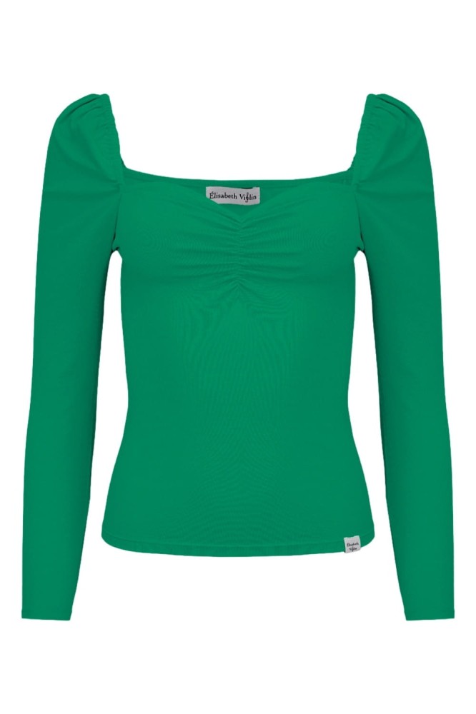 ARIA z rękawami 3:4 Deep Green przód.jpg