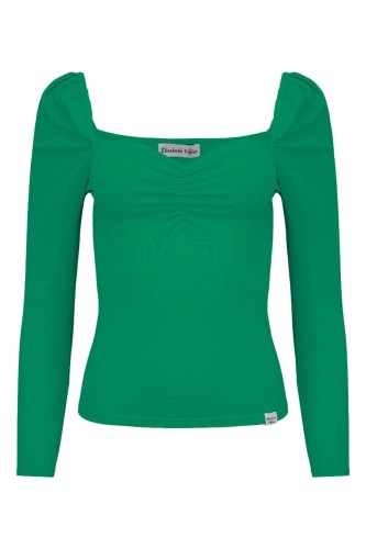 ARIA z rękawami 3:4 Deep Green przód.jpg