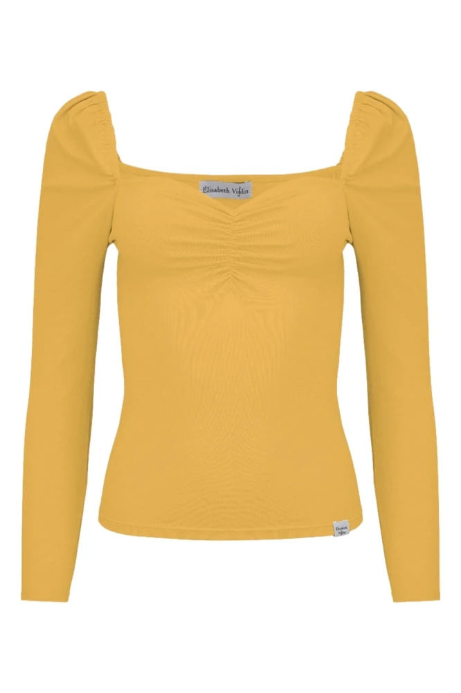 ARIA z rękawami 3:4 Mineral Yellow przód.jpg