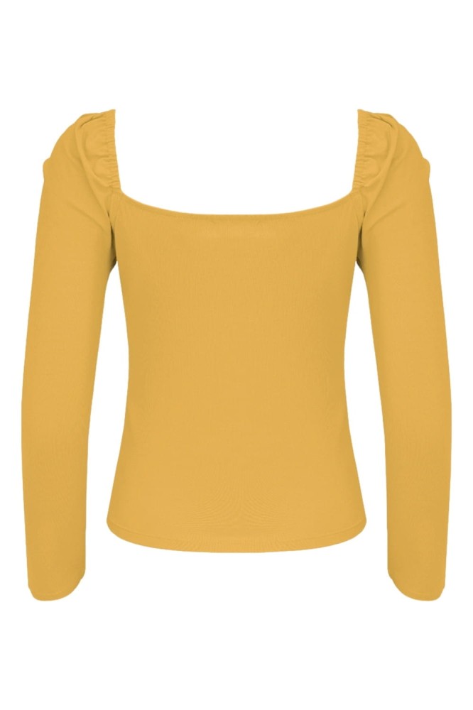 ARIA z rękawami 3:4 Mineral Yellow tył.jpg