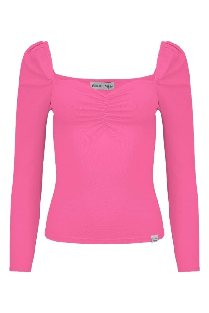 ARIA z rękawami 3:4 Shocking Pink przód.jpg