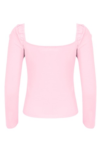 ARIA z rękawami 3:4 Parfait Pink tył.jpg