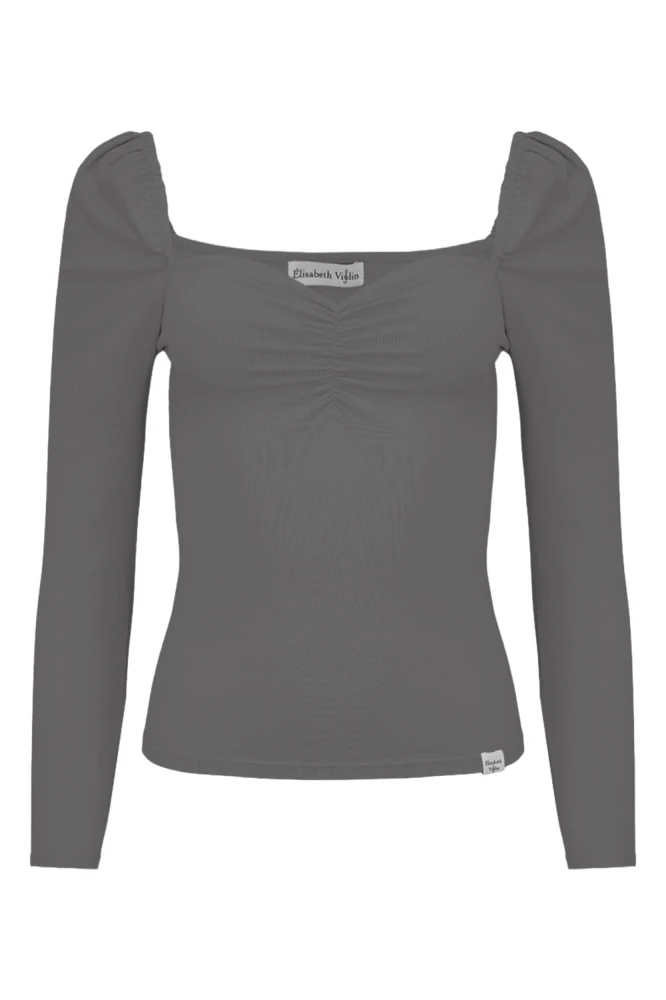 ARIA z rękawami 3:4 Charcoal Gray przód.jpg