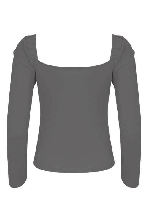 ARIA z rękawami 3:4 Charcoal Gray tył.jpg