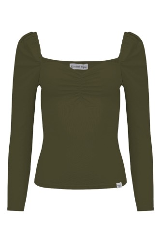 ARIA z rękawami 3:4 Olive Night przód.jpg