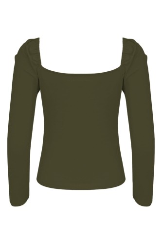 ARIA z rękawami 3:4 Olive Night tył.jpg