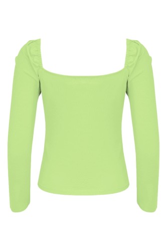 ARIA z rękawami 3:4 Sap Green tył.jpg