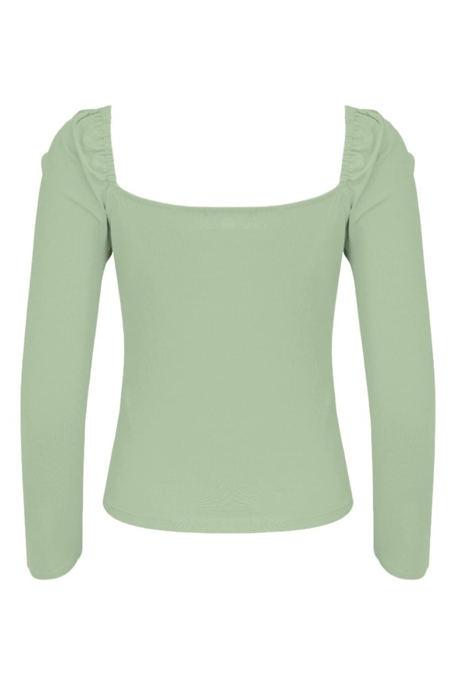ARIA z rękawami 3:4 Iceberg Green tył.jpg