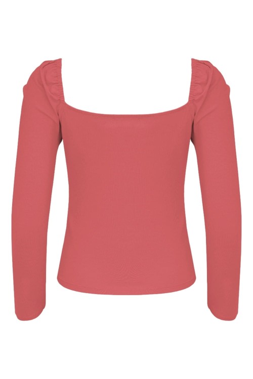 ARIA z rękawami 3:4 Garnet Rose tył.jpg