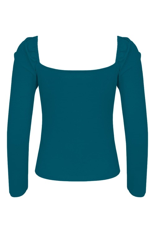 ARIA z rękawami 3:4 Moroccan Blue tył.jpg