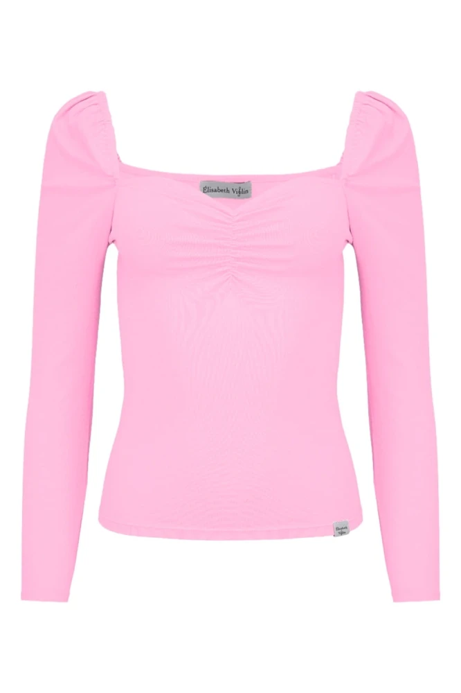 ARIA z rękawami 3:4 Sea Pink przód.jpg