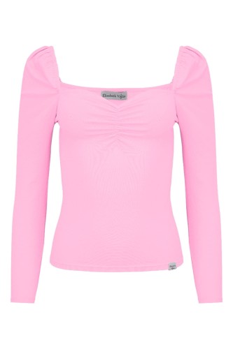 ARIA z rękawami 3:4 Sea Pink przód.jpg