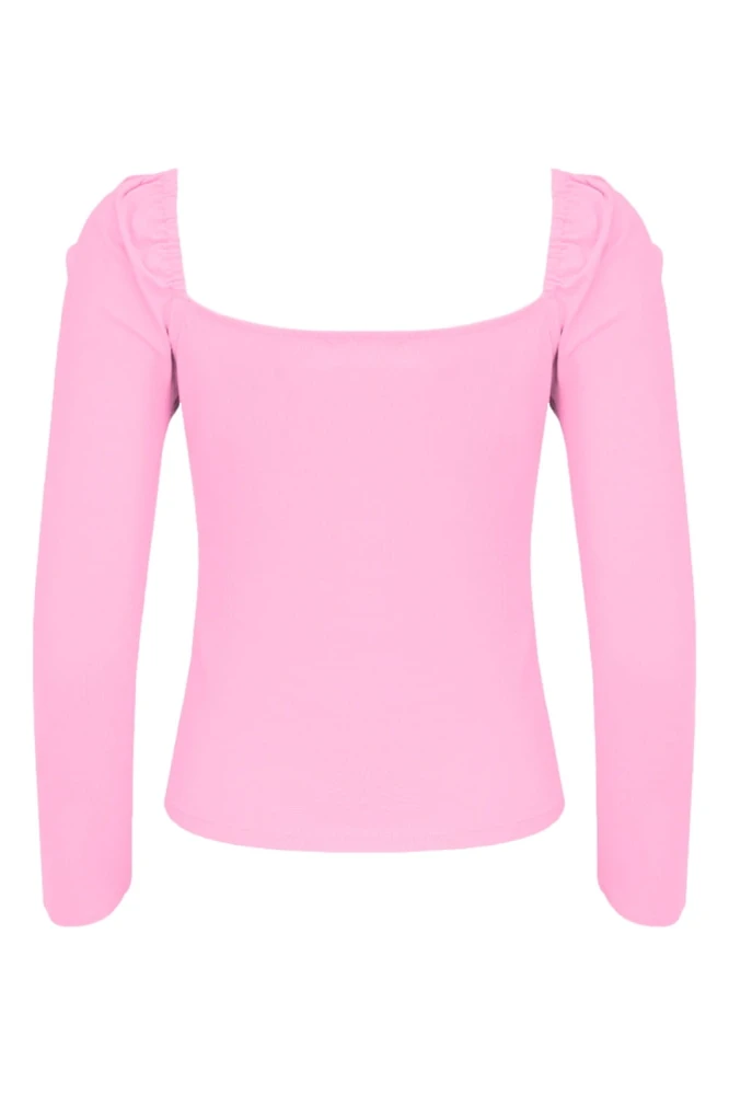 ARIA z rękawami 3:4 Sea Pink tył.jpg