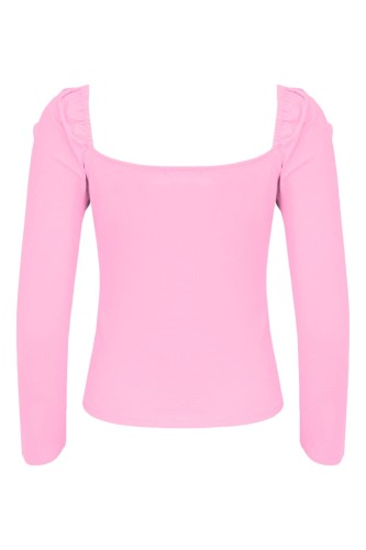 ARIA z rękawami 3:4 Sea Pink tył.jpg