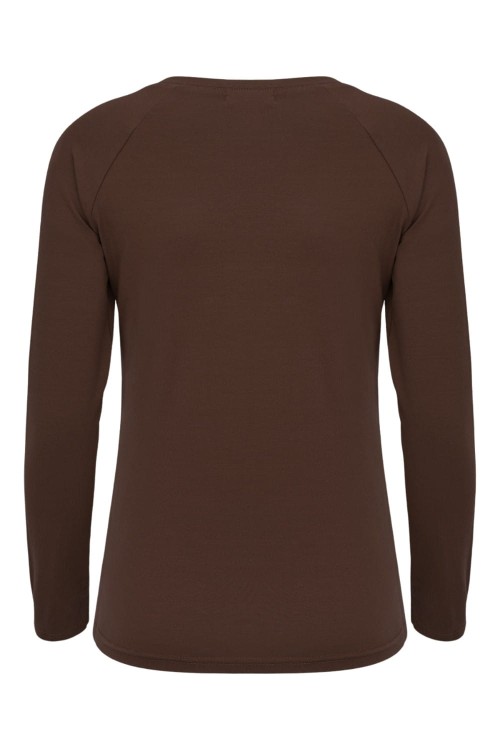 Chestnut MAYA z długimi rękawami tył.jpg