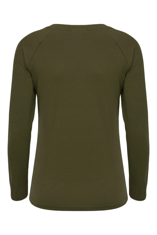 Olive Night MAYA z długimi rękawami tył.jpg
