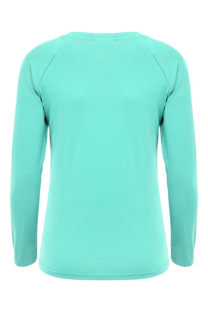Blue Turquoise MAYA z długimi rękawami tył.jpg