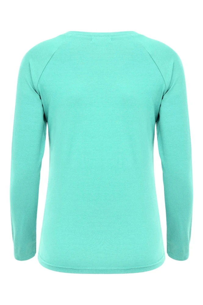 Blue Turquoise MAYA z długimi rękawami tył.jpg