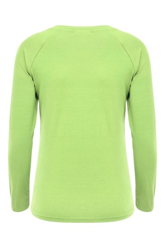 Sap Green MAYA z długimi rękawami tył.jpg