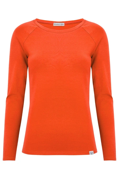 Flame Scarlet MAYA z długimi rękawami przód.jpg