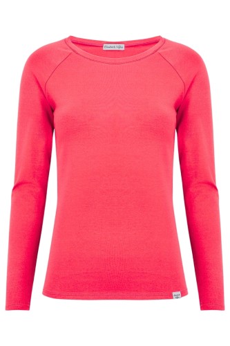 Rouge Red MAYA z długimi rękawami przód.jpg