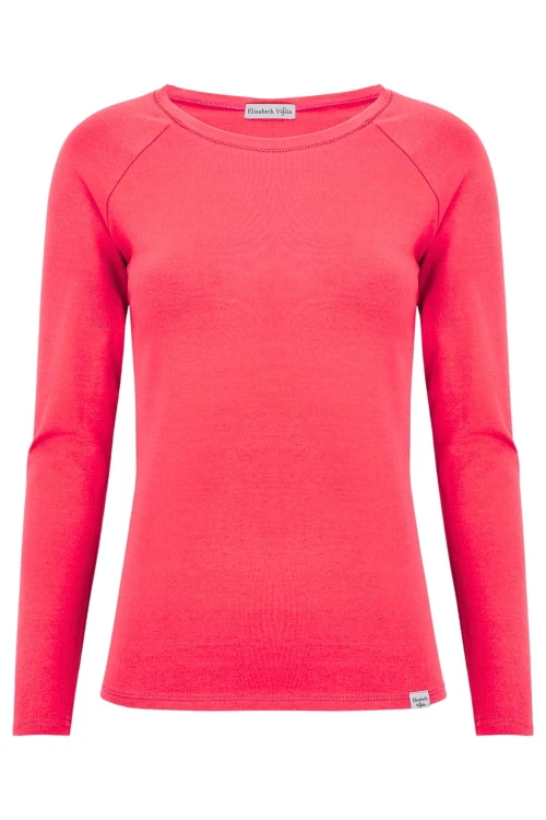 Rouge Red MAYA z długimi rękawami przód.jpg