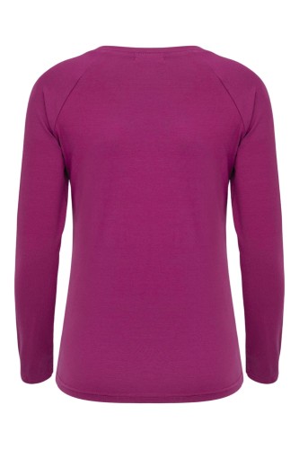 Raspberry Radiance MAYA z długimi rękawami tył.jpg