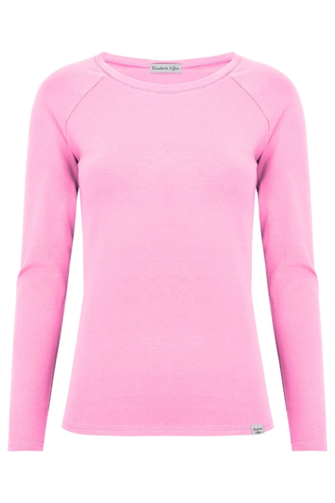 Sea Pink MAYA z długimi rękawami przód.jpg