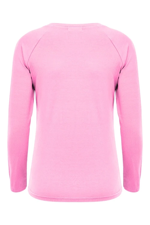 Sea Pink MAYA z długimi rękawami tył.jpg