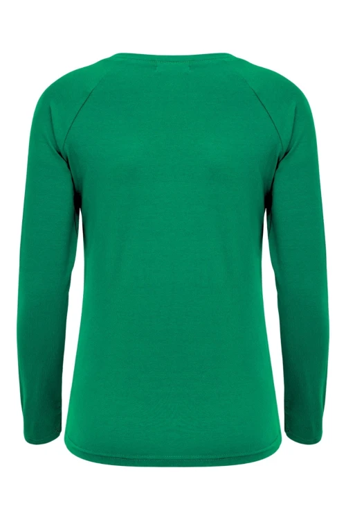 Deep Green MAYA z długimi rękawami tył.jpg