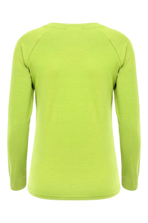 Green Glow MAYA z długimi rękawami tył.jpg