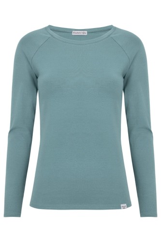 Smoke Blue MAYA z długimi rękawami przód.jpg