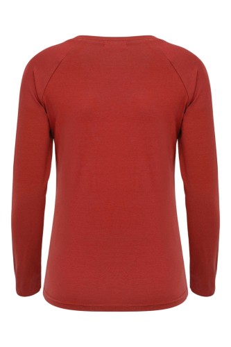 Brick Red MAYA z długimi rękawami tył.jpg