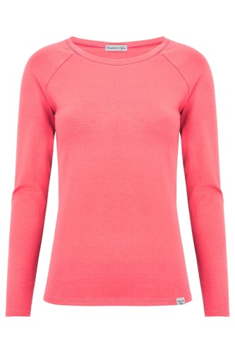 Sunkist Coral MAYA z długimi rękawami przód.jpg