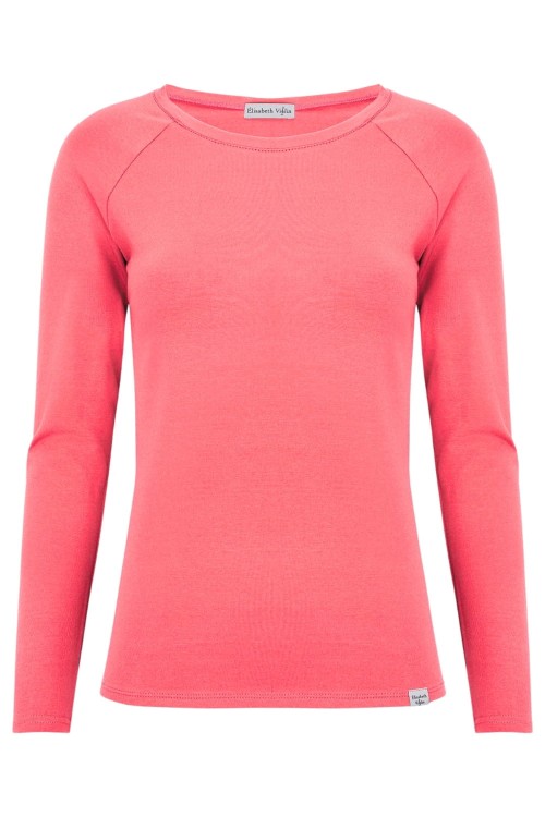 Sunkist Coral MAYA z długimi rękawami przód.jpg