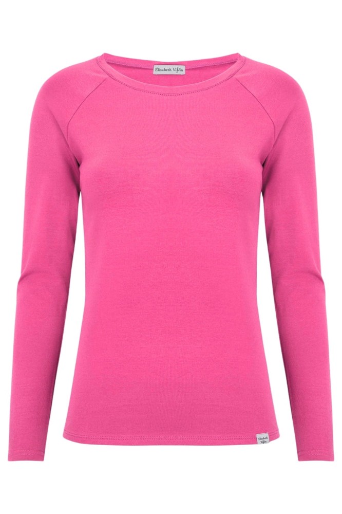 Shocking Pink MAYA z długimi rękawami przód.jpg