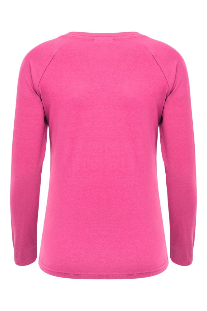 Shocking Pink MAYA z długimi rękawami tył.jpg
