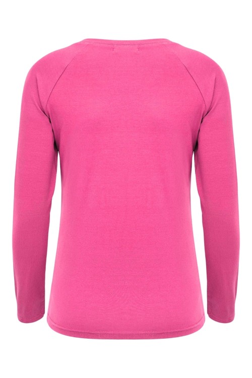 Shocking Pink MAYA z długimi rękawami tył.jpg