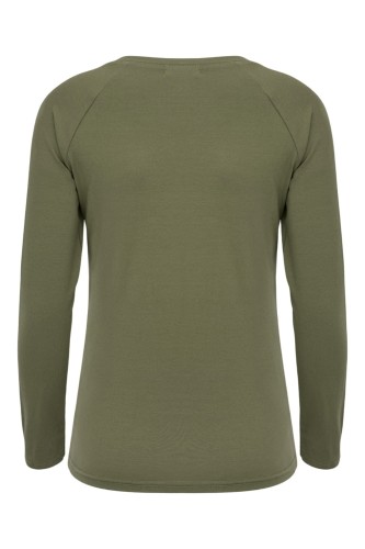 Dusty Olive MAYA z długimi rękawami tył.jpg