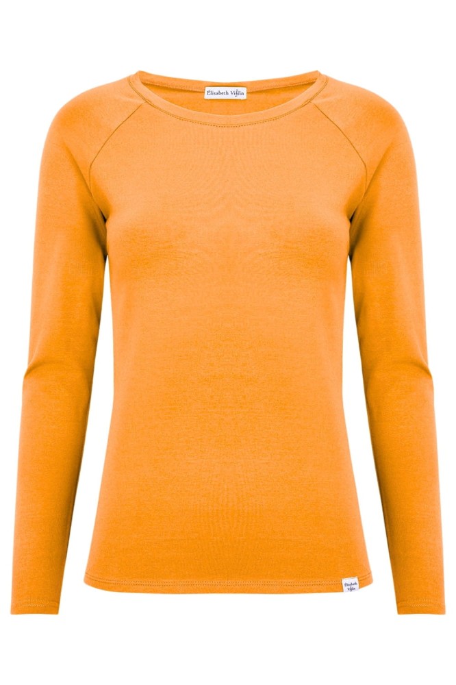 Blazing Orange MAYA z długimi rękawami przód.jpg