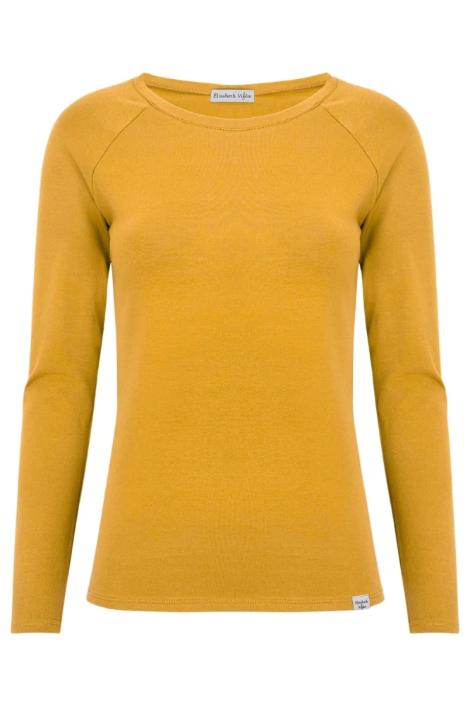 Bright Gold MAYA z długimi rękawami przód.jpg