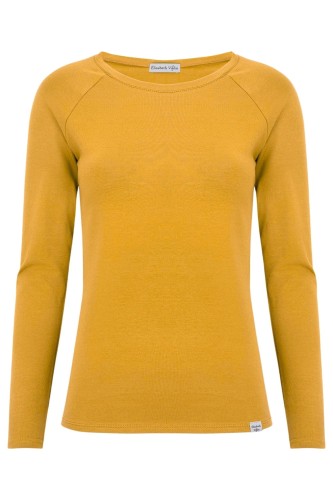 Bright Gold MAYA z długimi rękawami przód.jpg