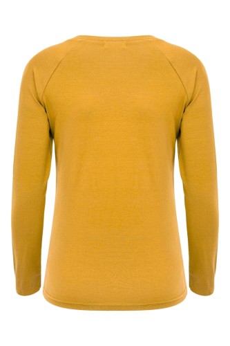 Bright Gold MAYA z długimi rękawami tył.jpg