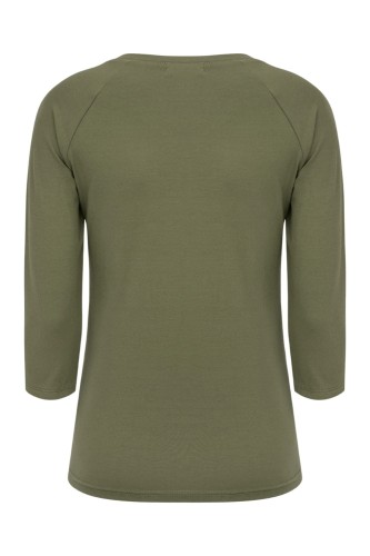 Dusty Olive MAYA z rękawami 3:4 tył.jpg