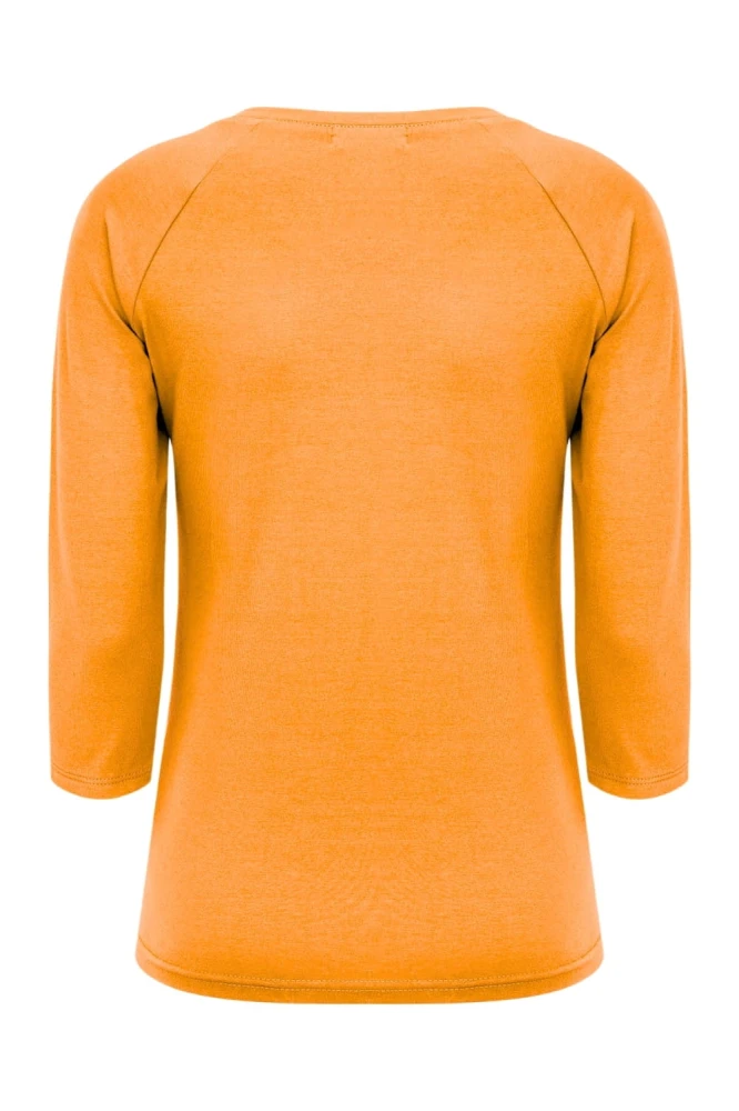 Blazing Orange MAYA z rękawami 3:4 tył.jpg